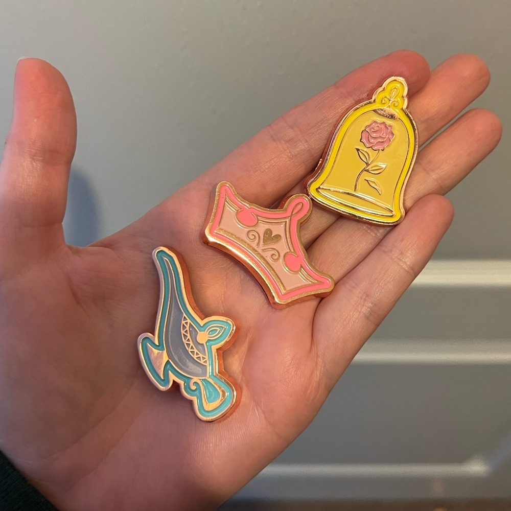 Disney Princess Metal Crocs Jibbitz